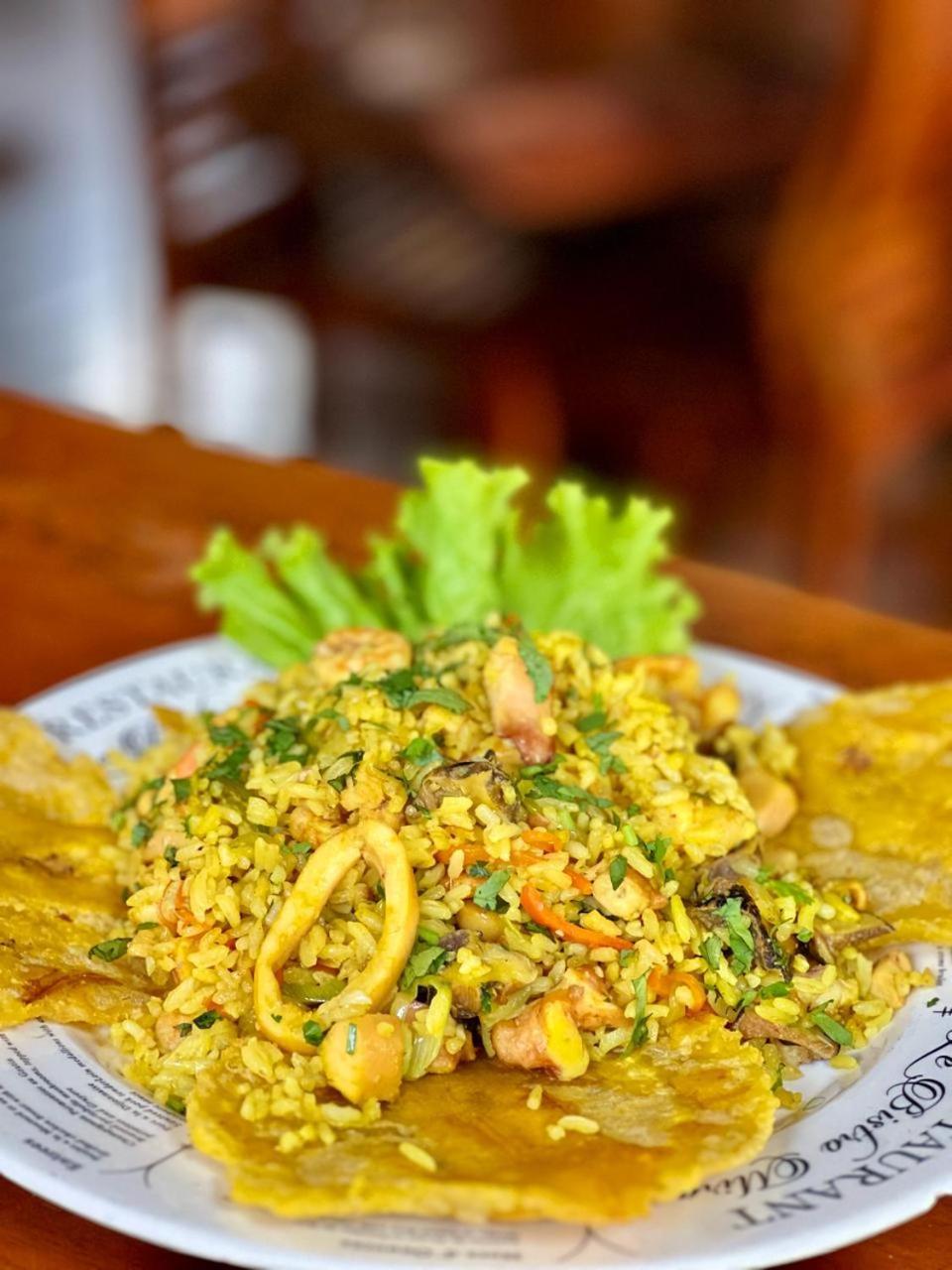 Arca Tayrona Restaurant & Hostal Los Naranjos Bagian luar foto